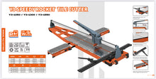 Load image into Gallery viewer, Large format manual tile cutter 130mtr
