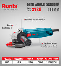 Load image into Gallery viewer, 3130 angle grinder Ronix
