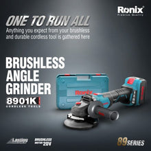 Load image into Gallery viewer, Brushless angle grinder 20v 115mm+BMC  Ronix
