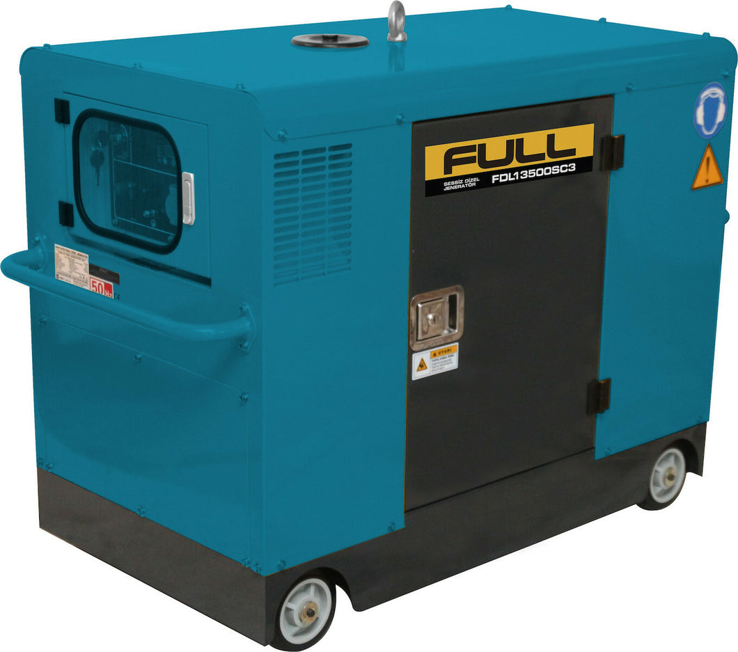 Portable diesel generator 13kva monophase