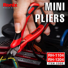 Load image into Gallery viewer, RH1204 Mini diagonal cutting plier 4&quot; Ronix بنسة قطع الكترونيك
