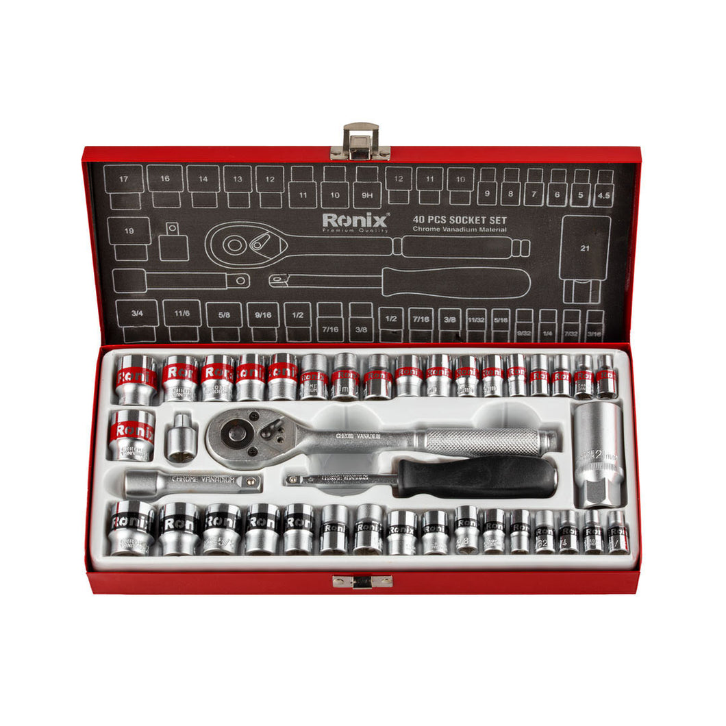 RH2641 40pcs Socket Set  1/4