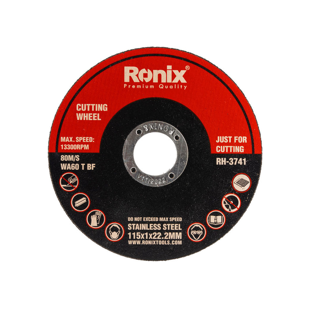 RH3741 Cutting disc 115x1mm inox -metal Ronix